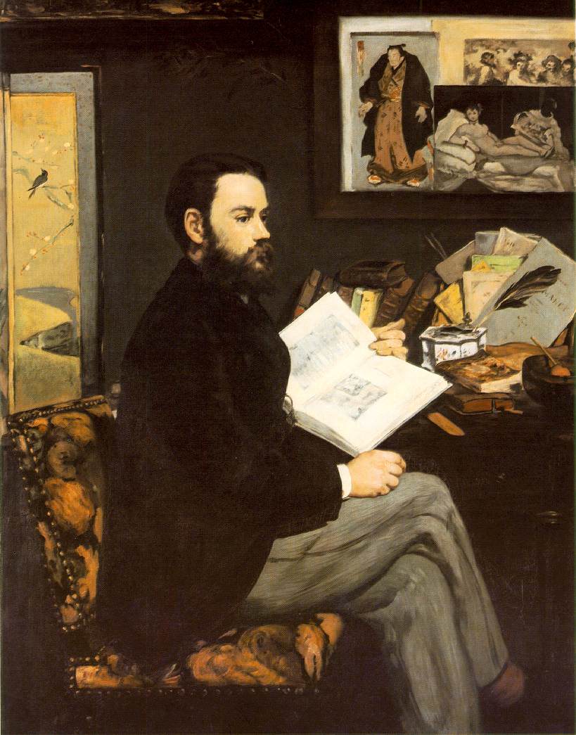 Zola par Manet